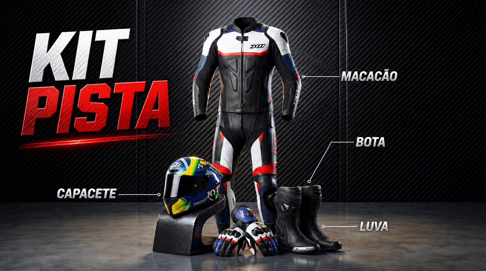 KIT PISTA COMPLETO (OU 5K NA CONTA)

